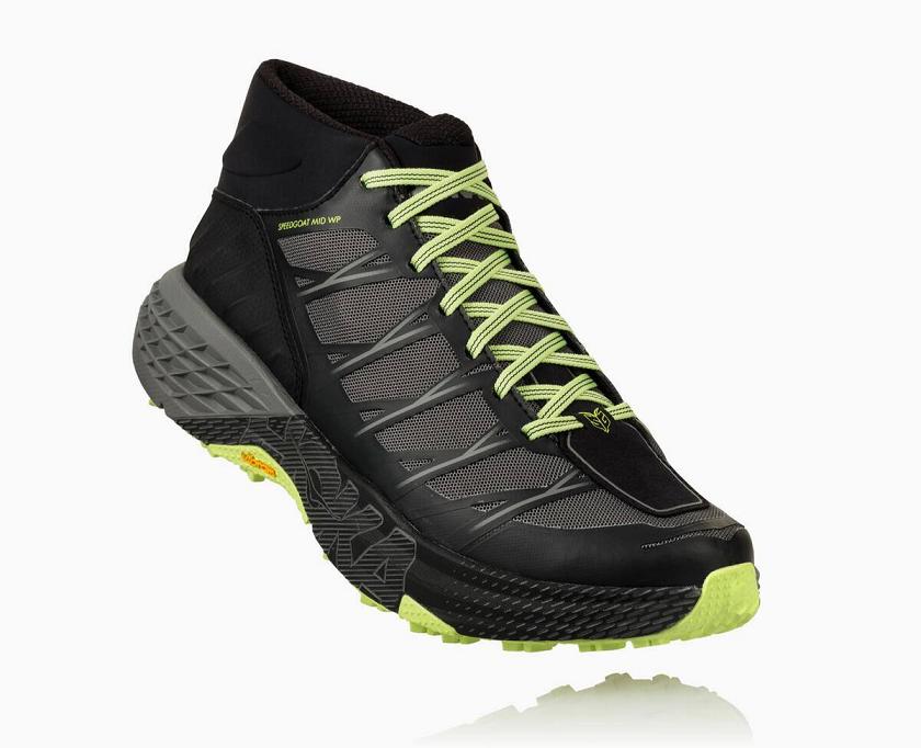 Hoka One One M Speedgoat Mid Waterproof Trail Running Shoes NZ I327-156